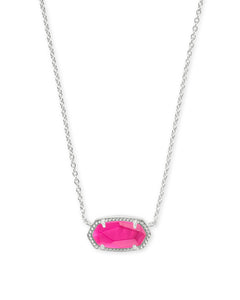 ELISA SILVER NECKLACE- AZALEA