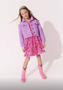 CRYSTAL STARS DENIM JACKET