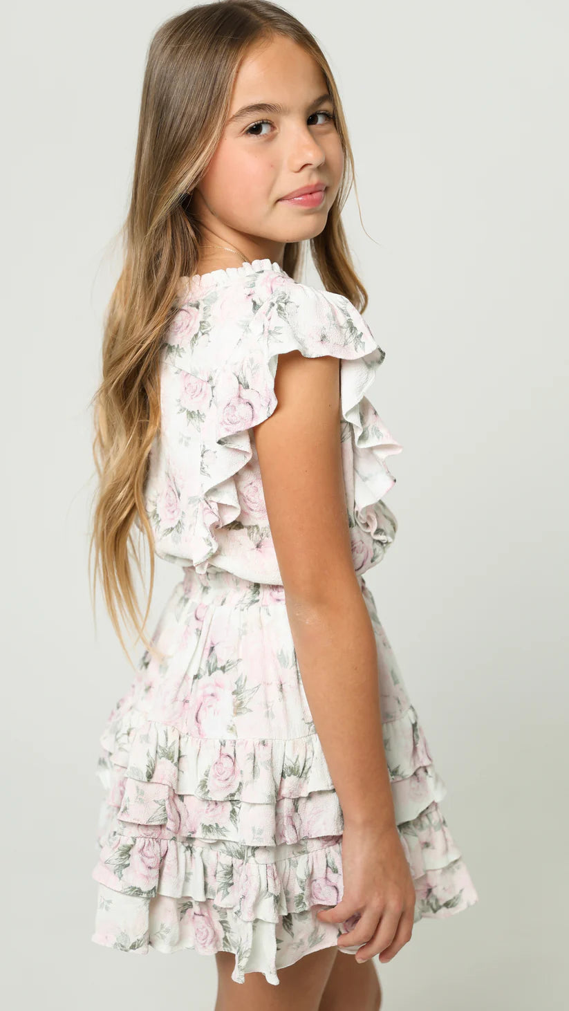 GUSTAVIA DRESS - DUSTY ROSE