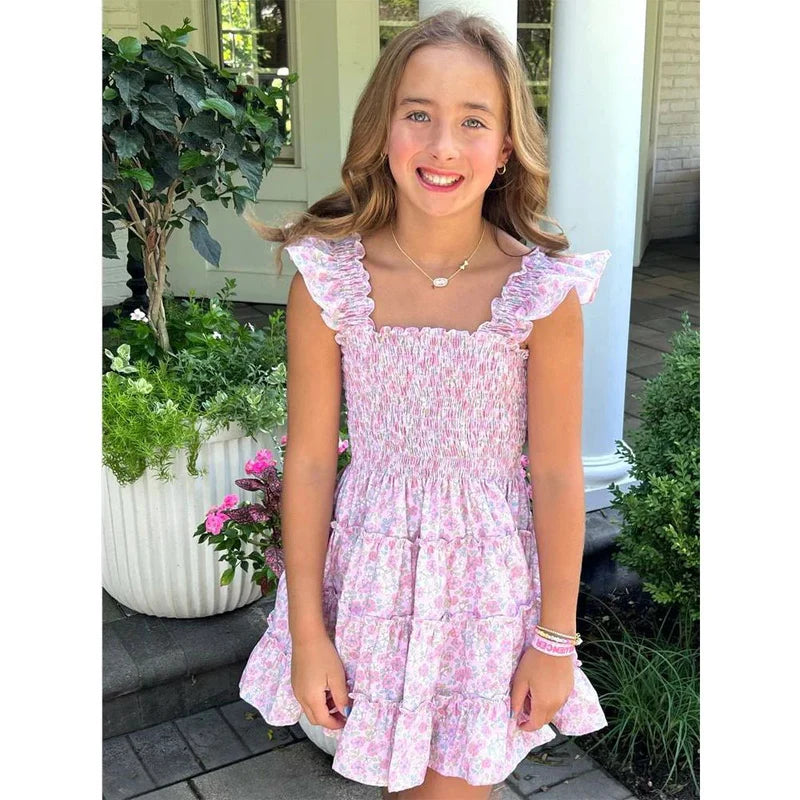 CHARLOTTE DRESS- PINK FLORAL