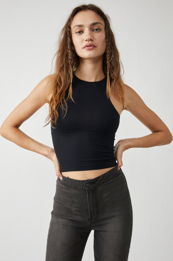 CLEAN LINES CAMI - BLACK