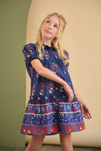 Load image into Gallery viewer, TWEEN DRIFTER MINI DRESS- FALL FLORAL