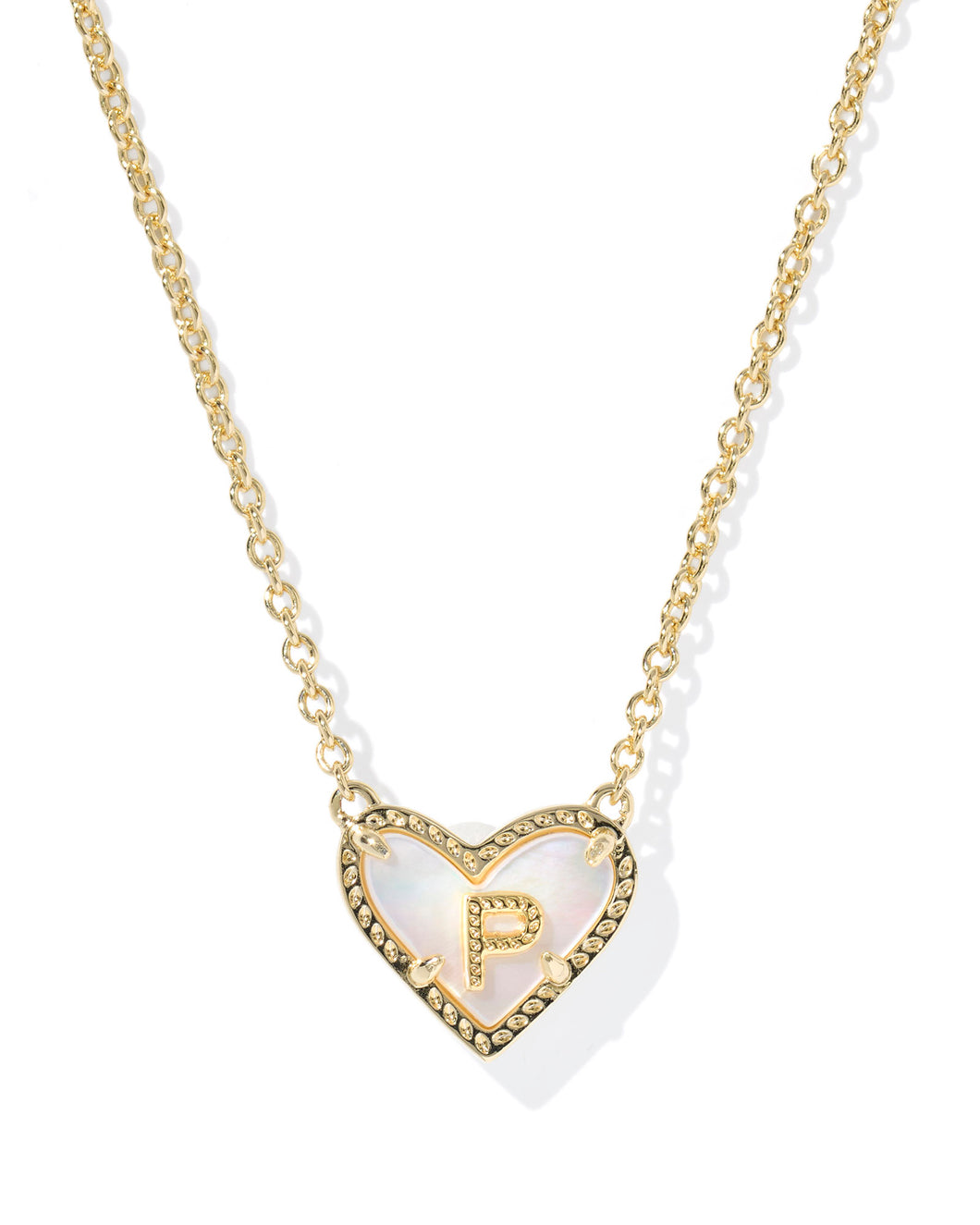 HEART P NECKLACE
