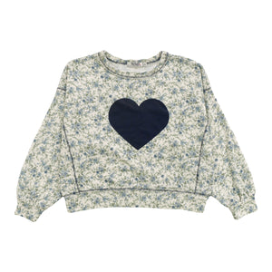 PETITE FLORALS SWEATER