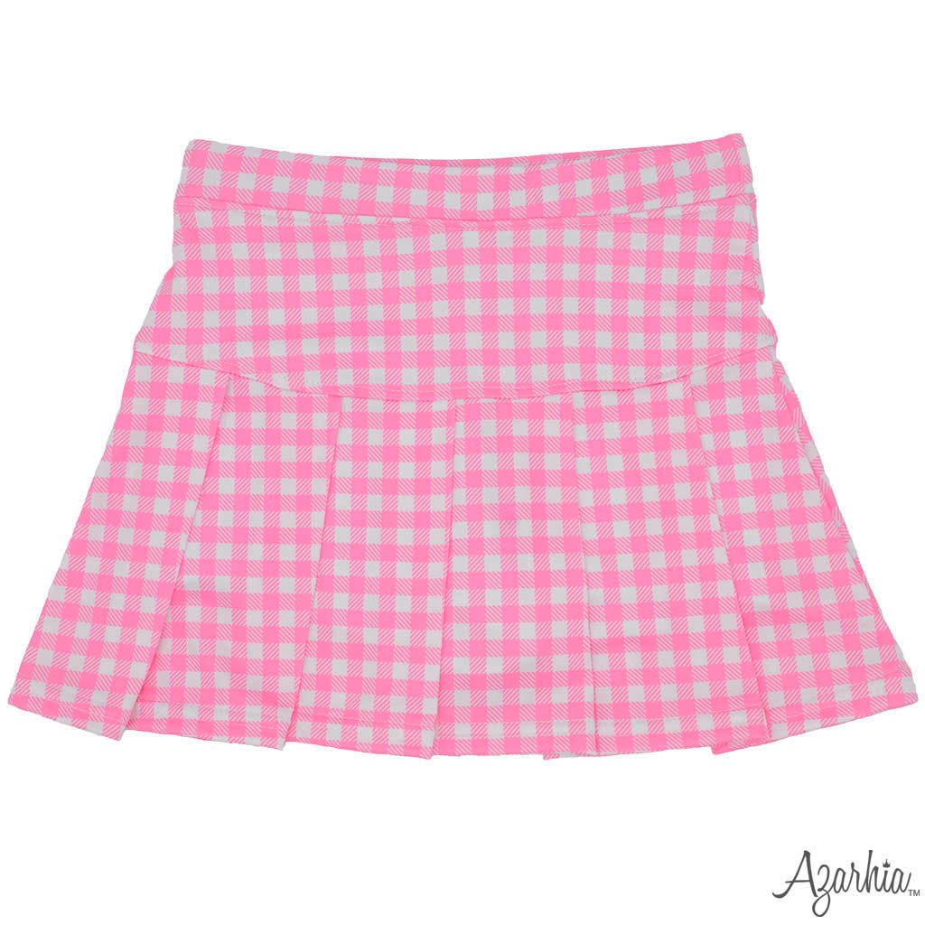 TENNIS SKORT- GINGHAM