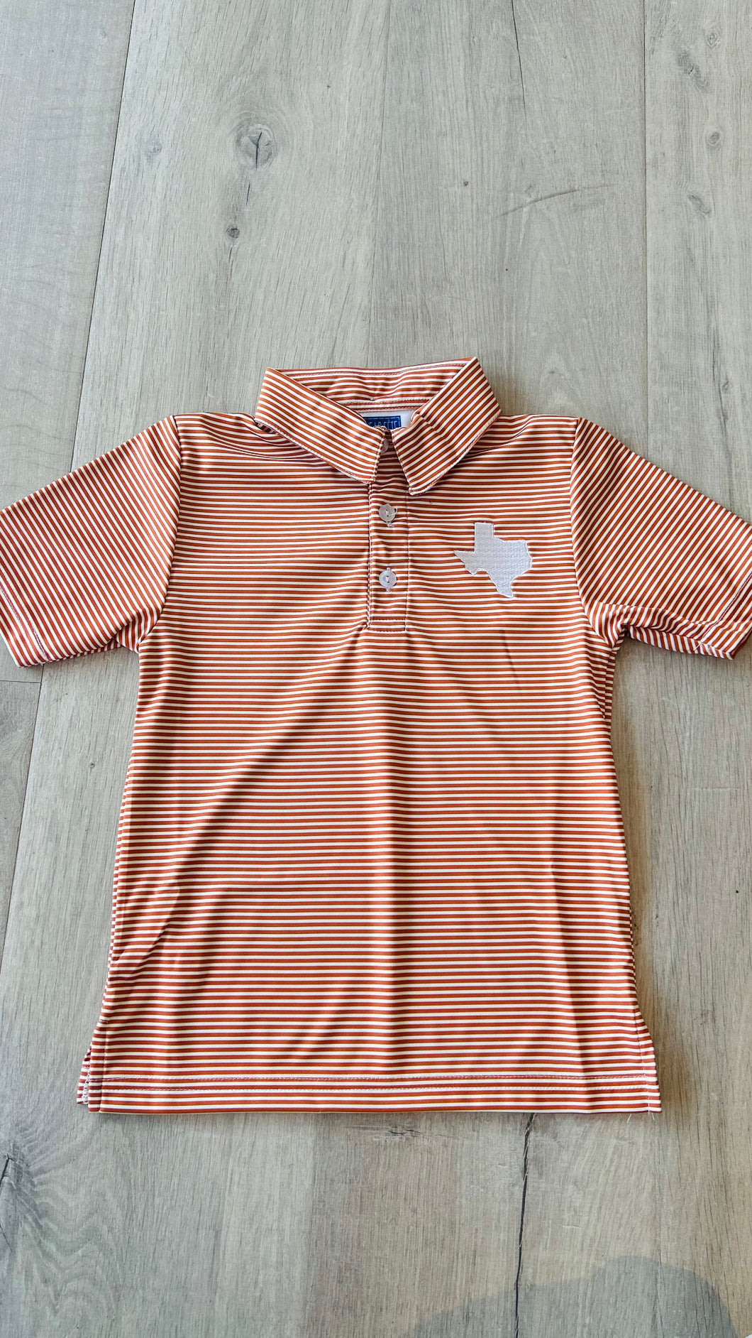 THEO STRIPED POLO- TEXAS