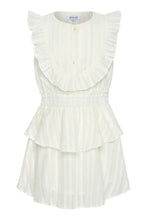 Load image into Gallery viewer, JANE DRESS- WHITE/GOLD