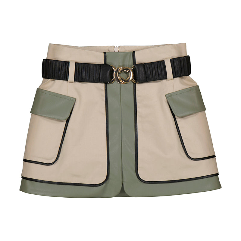 COMBO TWILL SKIRT