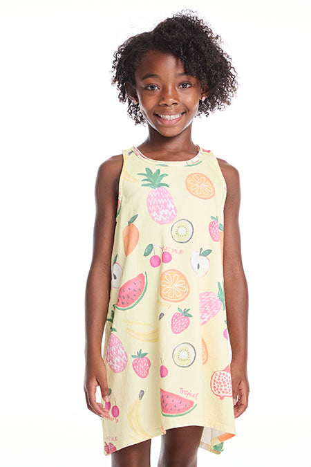 FRUITY GIRLS TANK DRESS