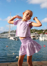Load image into Gallery viewer, LAVENDER CRYSTAL SHORT SET