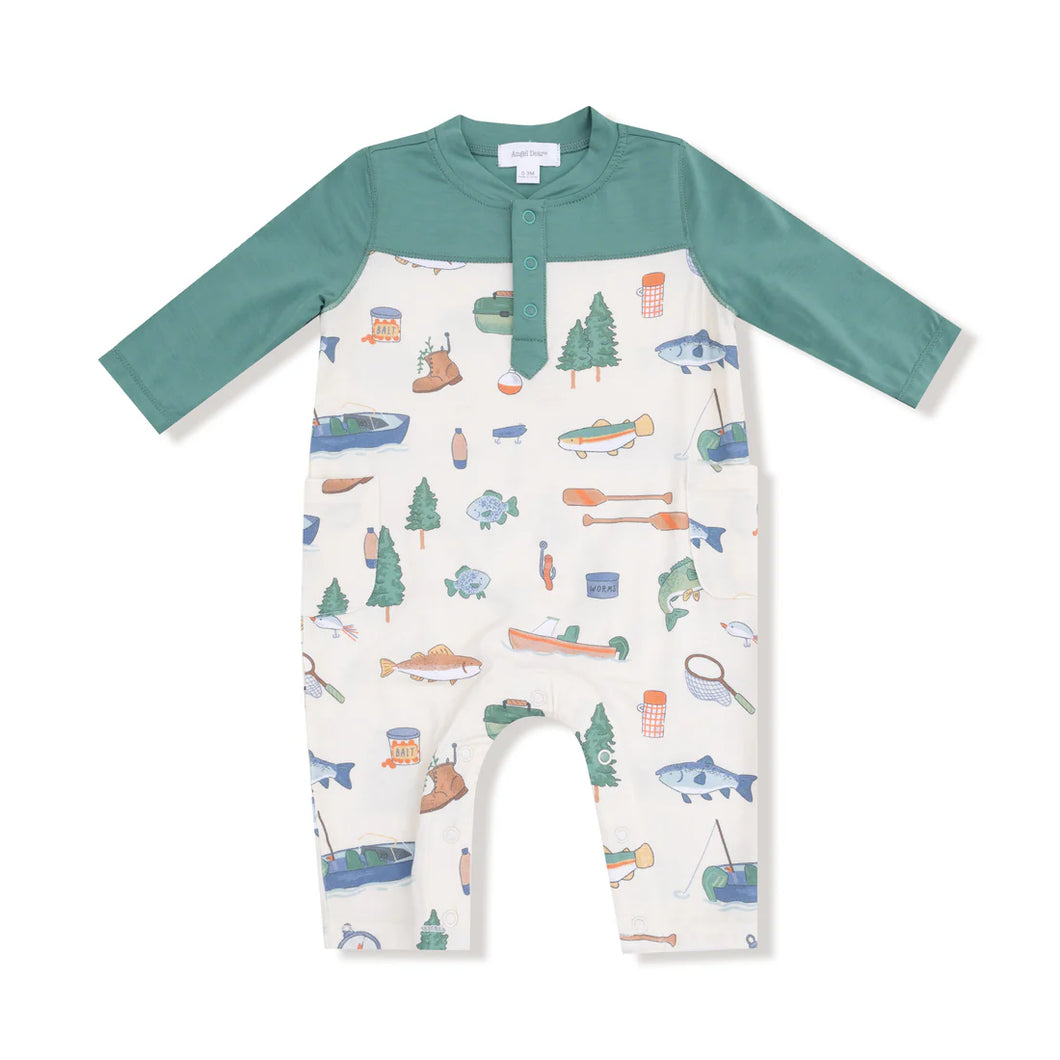 FISHING THINGS ROMPER