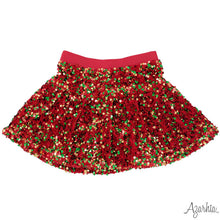 Load image into Gallery viewer, SEQUIN VELVET SKORT