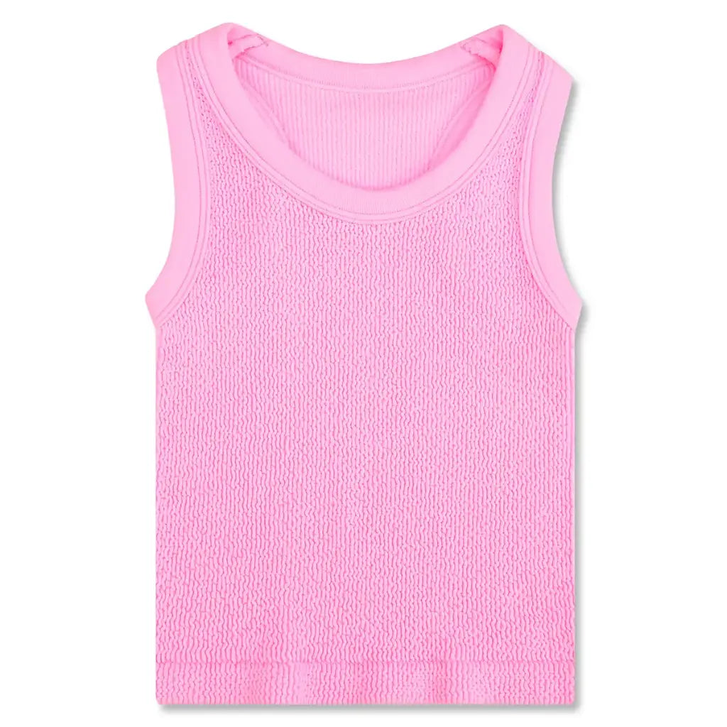 ROSE SMOCKED TANK
