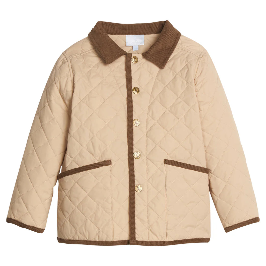 CLASSIC QUILTED JACKET- KHAKI