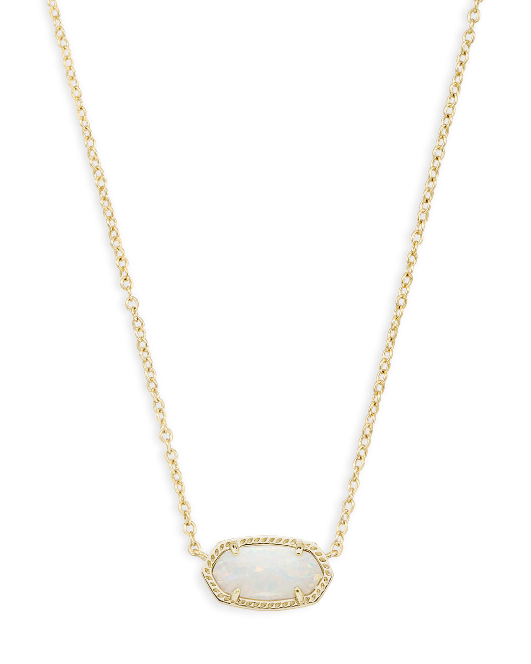 ELISA NECKLACE- WHITE OPAL