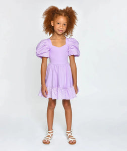 LOGAN DRESS- LILAC LILIES