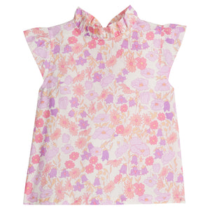 LISLE LAVENDER FLORAL TOP