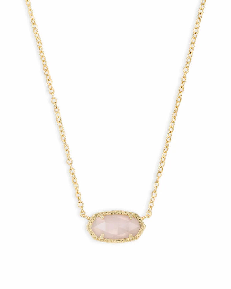 ELISA NECKLACE- ROSE QUARTZ