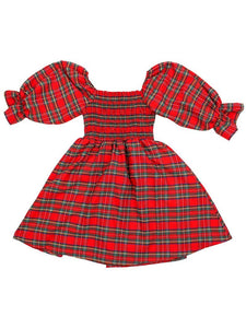 HOLIDAY SMOCKED DRESS