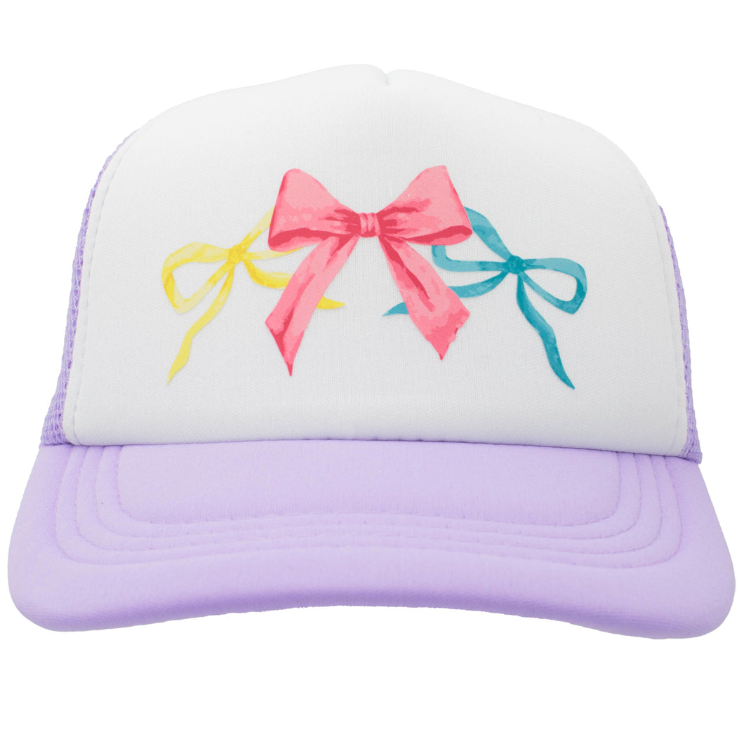 BRIGHT BOWS TRUCKER HAT