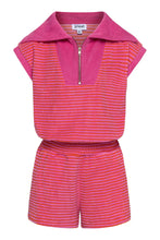 Load image into Gallery viewer, WYNNE ROMPER- PINK/ORANGE