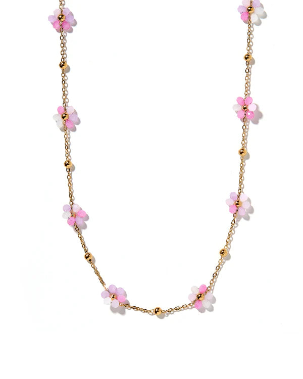 GRACIE NECKLACE- PINK