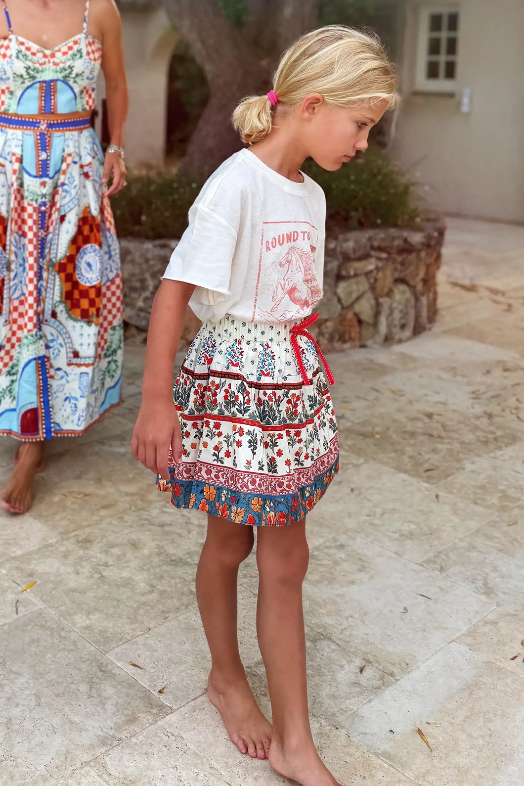 SHEPHERD SKIRT- FALL FLORAL