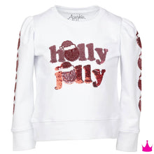 Load image into Gallery viewer, SEQUIN HOLLY JOLLY SWEATER