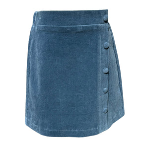 REESE SKIRT- CERULEAN CORD