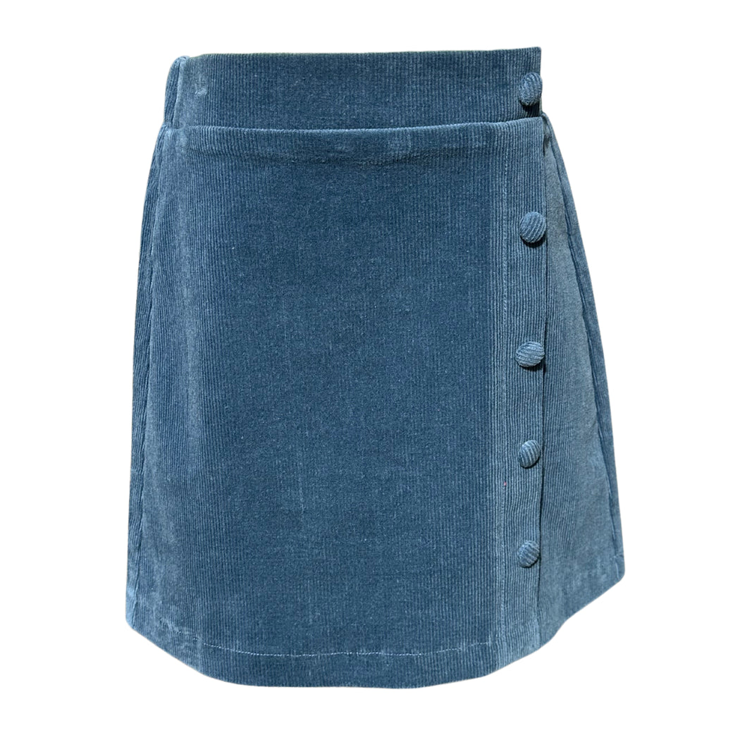 REESE SKIRT- CERULEAN CORD