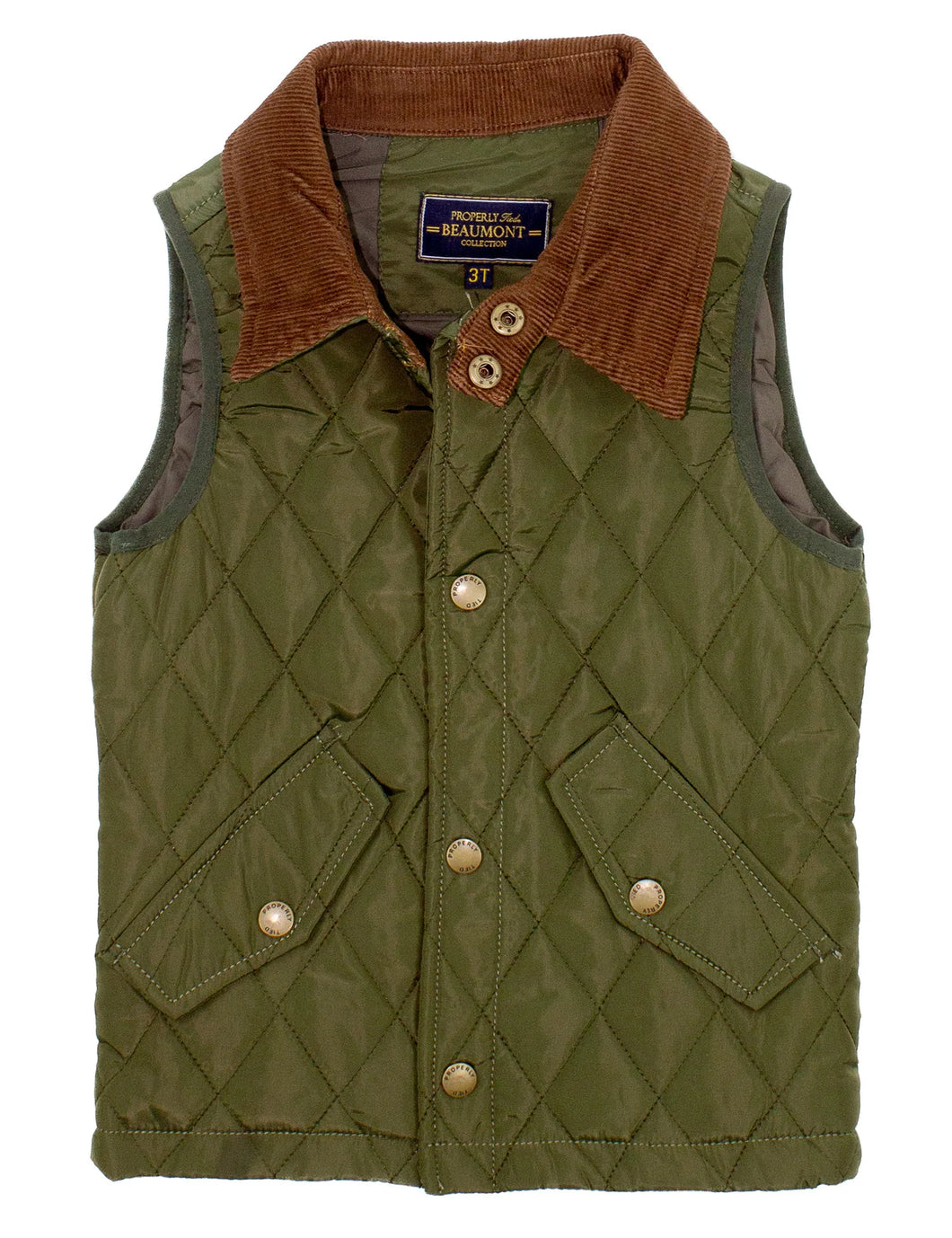 BEAUMONT VEST - OLIVE