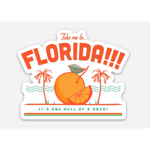 TAKE ME TO FLORIDA STICKER