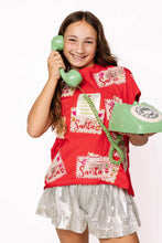 Load image into Gallery viewer, LETTERS TO SANTA TEE - RED