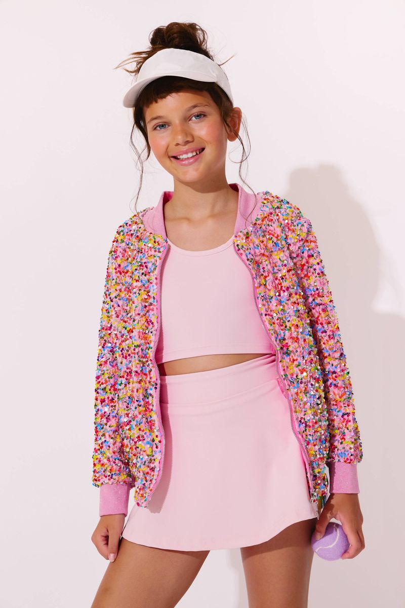 CONFETTI SHIMMER BOMBER