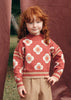 GEOMETRIC SWEATER - PAPRIKA