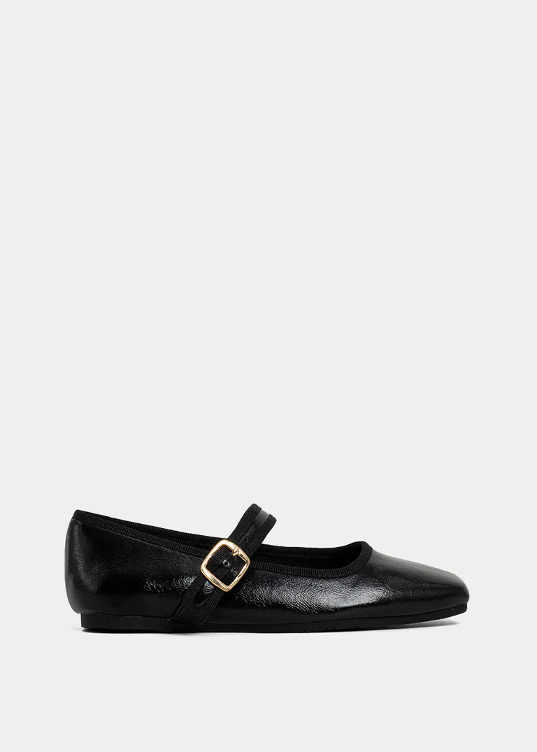 ADELINE FLAT- BLACK