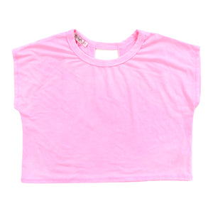 TIME TEE- NEON PINK