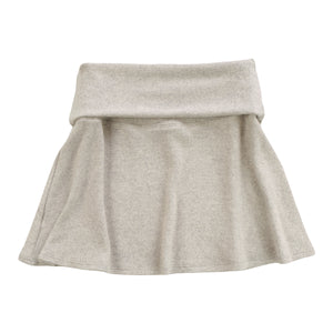 FOLD OVER SKIRT - GREY