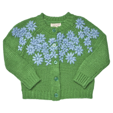 Load image into Gallery viewer, BLOSSOM SWEATER- BLUE EMBROIDERY