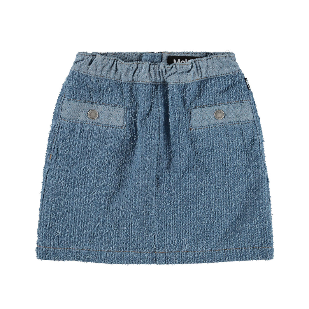 BENTE SKIRT- BOUCLE BLUE