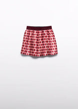 Load image into Gallery viewer, PLEATED MINI SKIRT - RED