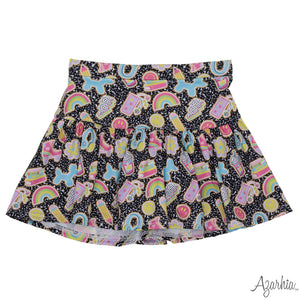 TENNIS SKORT- COMPOSITION COLLAGE