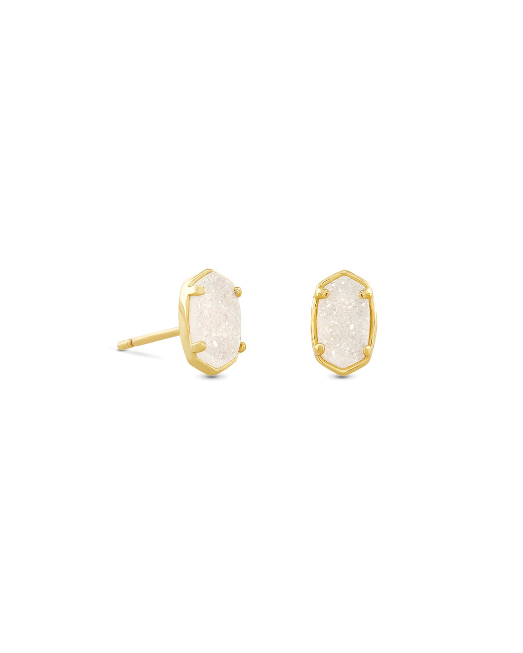 EMILIE STUD- GOLD IRIDESCENT