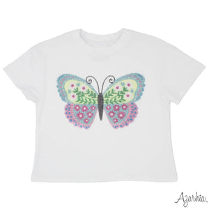 SEQUIN BUTTERFLY BOXY TEE