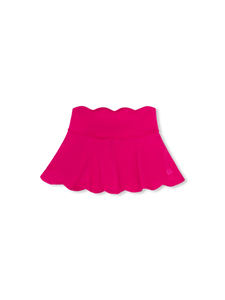 ZOE SCALLOP SKIRT- PINK