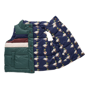 REVERSIBLE VEST - GREEN