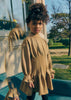 SCUBA DRESS- CAMEL