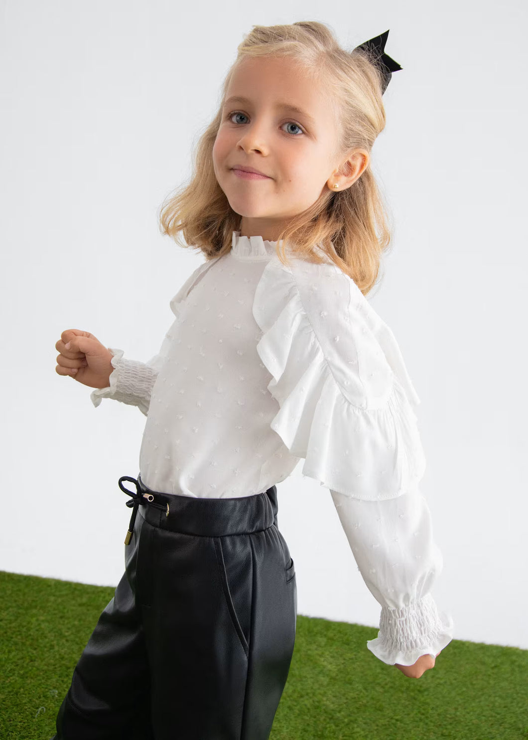 PLUMETI BLOUSE W/ RUFFLES