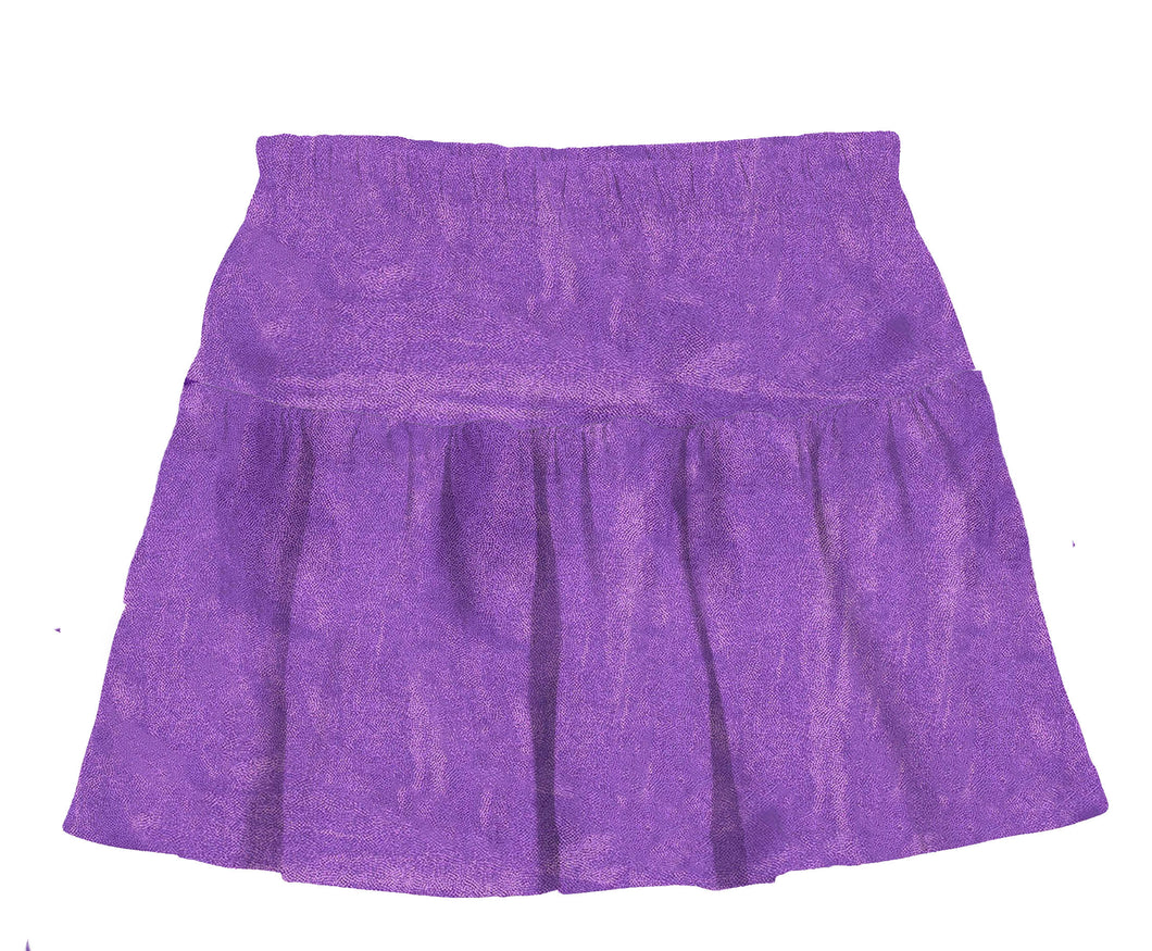 PURPLE SHIMMER SKORT