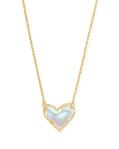 ARI HEART NECKLACE- GLASS